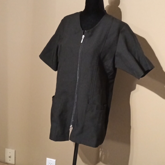 Banquet Serving Short Sleeve with Pockets + Zipper, Work Top Uniformes Select - Picture 2 of 8